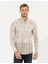 Erkek Bej Slim Fit Uzun Kollu Gömlek 50259466-VR011 3