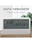 Dijital Higrometre Termometre Kapalı Oda Dış Ortam Sıcaklığı Nem Ölçer LCD Stand Manyetik Destek Sensörü Nem Ölçerli Monitör Saatli Mini Hava Istasyonu (Yurt Dışından) 3