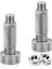 Tırtıllı Kol Kilitli El Geri Çekilebilir Yaylı Piston M6 Serbest Bırakma Pimleri Kiti 1/4ınch-20 Boyutu 0.500INCH Uzunluk Konu (Yurt Dışından) 1