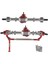 Rc Araba Ön ve Arka Komple Aks Mn D90 D91 D96 D99S MN90 MN96 MN99 MN99S 1/12 Rc Araba Yükseltme Parçaları, Gümüş (Yurt Dışından) 3