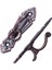 Metal Perde Kravat Arka Tieback Mini Duvar Kancaları 2pcs Kırmızı Bronz (Yurt Dışından) 5
