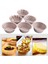 6 Adet Minik Pasta Tart Karbon Çelik Puding Bardağı Yuvarlak Yumurtalı Tart -6 Farklı (Yurt Dışından) 3