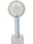 Taşınabilir Kristal Fan Mini USB Gece Lambası Fanı El Aynası Küçük Fan (Mavi) (Yurt Dışından) 1