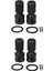4 Paket 1/2 Kare Sürücü 1/4 Hex Soket Adaptörü Hızlı Bırakma Chuck Dönüştürücü Için Darbeli Cırcır Anahtarı (Yurt Dışından) 1