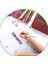 2 Takım Mini Temizle 3 Halka Bağlayıcı Kapakları Bağlayıcı Iç Kağıt Torba Şeffaf Yumuşak Pvc Defter Kapatma Bağlayıcı (Yeşil, Mor) (Yurt Dışından) 4