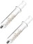4'lü Paket Luer Lock Yeniden Kullanılabilir Cam Şırınga, Iğnesiz, 50ML (Yurt Dışından) 2