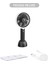 El Tipi USB Fan, Taşınabilir Mini Fan Şarj Edilebilir, Ofis / Dış Mekan / Spor / Ev / Seyahat / Kamp Için Masa Fanı - Siyah (Yurt Dışından) 3