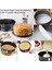 Yaylı Kalıp Tavası, 3 Adet Yapışmaz Çıkarılabilir Bakeware Kek Tavası, 50 Adet Parşömen Kağıt Gömlekleri ve Silikon Spatula (Yurt Dışından) 3