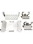 Paslanmaz Çelik Ön Tampon Alt + Aks + Şanzıman Takozu Koruma Plakası Seti 1/10 Rc Paletli Eksenel SCX10 Iı 90046 90047 90060 (Yurt Dışından) 1