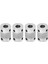 4x Motor Mili 8mm Ila 8mm Ortak Helisel Kiriş Bağlayıcı Kaplin D18L25 (Yurt Dışından) 1
