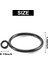 40 Paket 1.5 Inç (38MM) Iç Çaplı Metal Perde Halkaları Perdelik Kuşgözü Perde Halkaları - Siyah (Yurt Dışından) 5