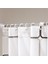 Banyo Tuvalet Için 24 Kancalı 2x Su Geçirmez Duş Perdesi (Yurt Dışından) 2