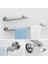 Havlu Bar Seti Hiçbir Yumruk Ceket Kanca Seti 9 Parça Siyah Banyo Donanım Seti Havlu Bar Seti Banyo Duvar Havlu Askısı (Yurt Dışından) 2
