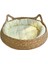 Rahat Kedi Köpek Yatağı Yaz Kedi Tırma Tahtası Rattan Yıkanabilir Kedi Malzemeleri Dokuma Çıkarılabilir Yastık 35 cm (Yurt Dışından) 1