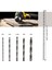 5 Adet Ekstra Uzun Yüksek Hız Çeliği Matkap Ucu Setleri Düz Büküm Matkap Ucu Aracı 2-5mm Ahşap Için (Yurt Dışından) 5