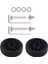 Takım 50MM x 12MM Bagaj Tekerlekleri Aşınmaya Dayanıklı Pu Teker Bavul Yedek Tekerlekler Bagaj Yedek Tekerlekler (Yurt Dışından) 4