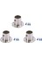 3x Dolap Dolap 22MM Dia Boru Asılı Ray Çubuk Ucu Destek Braketi (Yurt Dışından) 1