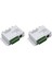 Tvı Cvı Ahd Kameralar Için 2x 4ch Pasif Video Balun Bükümlü Çiftler Üzerinden Cctv Utp Video 4ch Alıcı-Verici Bnc'den Utp RJ45'E (Yurt Dışından) 1