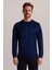 Erkek Lacivert Bisiklet Yaka Sweatshirt 1