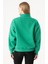 Kadın Yeşil Fermuarlı Oversize Sweatshirt 4