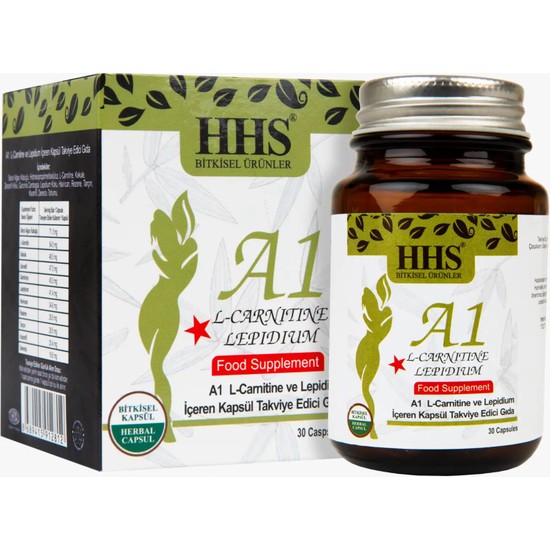 Hhs A1 L-Carnitine Lepidium - Bitkisel 30 Kapsül Fiyatı