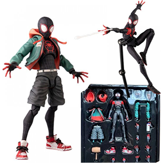 Zljnx In Stock Marvel Legends Sentinel Spiderman Action Figure Spider-Verse Miles Sv Shf Morales Peni Parker Anime Figures Statue Toys (Yurt Dışından)