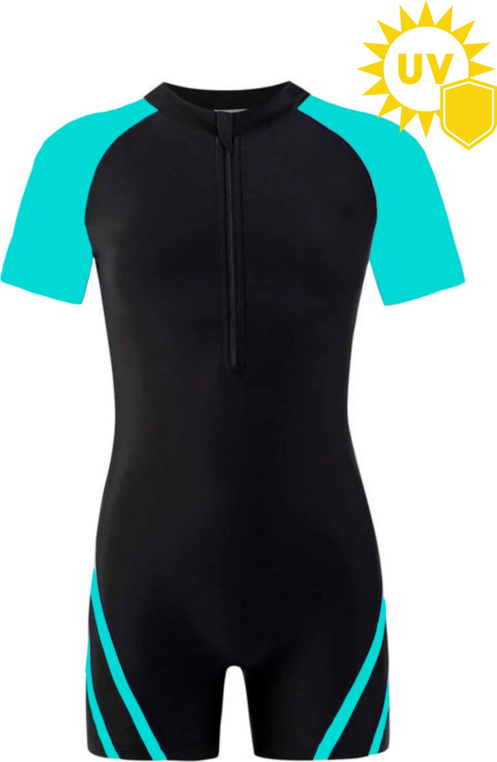 İYİBU Çocuk Uv Korumalı Kısa Kollu Yüzücü Tulum Mayo Havuz ve Deniz Mayosu Kids Swimwear Unisex