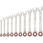 Bosch Professional Cırcır Anahtar Seti 10 Parça 8,10,12,13,14,15,16,17,18,19 mm Dayanıklı Krom Vanadyum Çelikten Üretilmiştir 1600A02AU0