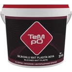 Tempo Silikonlu Mat Plastik Iç Cephe Duvar Boyası 20 kg Fildişi