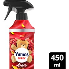 Yumoş Sprey Yıkanması Zor Eşyalar İçin Giysi Spreyi Amber 450 ml