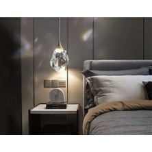 Modern Luxury Kristalize Camlı Power LED Aplik Gold Sarı Concept Ürün Gün Işığı