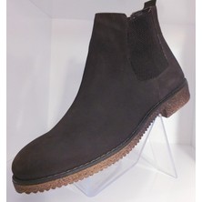 Bags Shoes Bagsshoes Int2023k-024 Erkek Hakiki Nubuk Deri Termo Taban Chelsea Bot