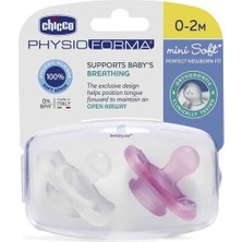 Chicco Physioforma Mini Soft 2'li Emzik 0-2 Ay Kız