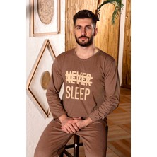 Nisanca Pamuklu Uzun Kollu Erkek Pijama Takımı