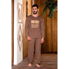 Nisanca Pamuklu Uzun Kollu Erkek Pijama Takımı