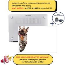 McStorey Macbook Pro Kılıf 15.4 inç A1707 A1990 ile Uyumlu Animal01NL