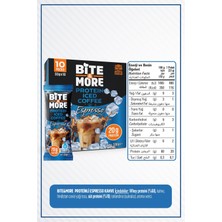 Bite & More Protein Iced Coffee Espresso ( Proteinli Kahve ) 33 Gram x 1 Adet