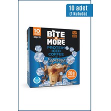 Bite & More Protein Iced Coffee Espresso ( Proteinli Kahve ) 33 Gram x 10 Adet