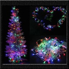 Masal Zimra Rengarenk Yılbaşı Çam Ağacı Işığı 10 Metre Fişli LED Rgb Dekor Lambası