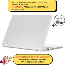 McStorey Macbook Air M1 Kılıf 13inç A1932 A2179 A2337 ile Uyumlu Crystal Star