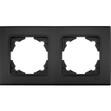 Viko Linnera Life İkili Yatay Çerçeve - Gece Siyahı 90484002