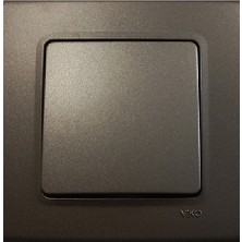 Viko Linnera Life Anahtar Mek+Düğ (Çerçeve Dahil) - Antrasit 90445001