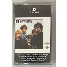 U2 October Kaset (Orjinal Dönem Kağıt Baskı)