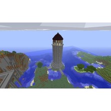 Asi Minecraft Light House/ Oyuncak Deniz Feneri /dekoratif/boyanabilir/çocuk Oyuncak