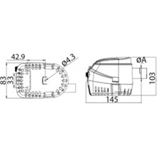 Erol Europump Iı Otomatik Sintine Pompası 750 Gph 24V