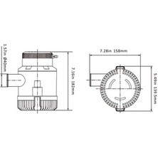 Erol Seaflo Sintine Pompası 3000 Gph 12V