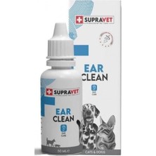 Supravet Ear Clean Kedi ve Köpek Kulak Temizleme Solüsyonu 50 ml