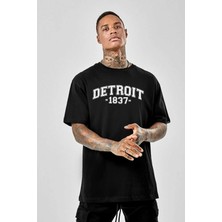 Medinenur Unisex Detroit Baskılı Tshirt