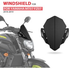 On Off Moto Yamaha mt 07 Fz 07 Ön Cam Rüzgar Deflektör 2018-2020