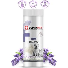 Supravet Dry Shampoo Lavanta Özlü Kedi ve Köpek Toz Şampuan 150 ml